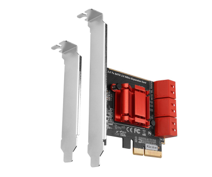 Akcesoria AXAGON Kontroler PCIe 6x wewnętrzny port SATA 6G